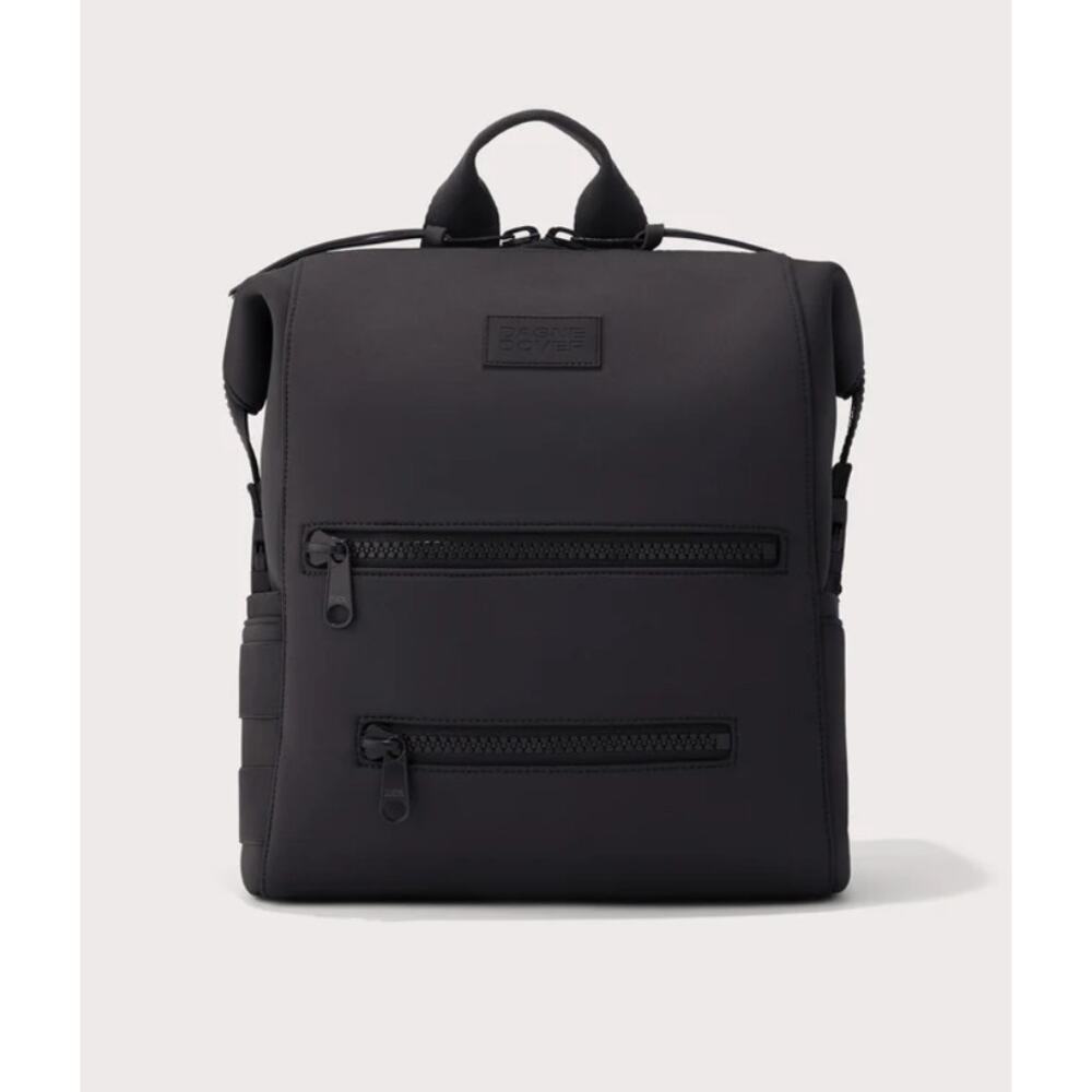 Dagne Dover INDI NEOPRENE DIAPER BACKPACK Medium in Onyx + changing pad, storage